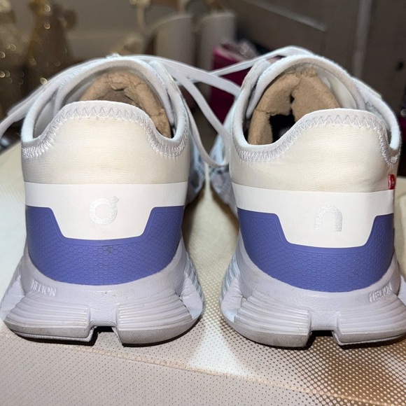 On Running Women's Sneakers - White and Blue - Picture 13 of 13